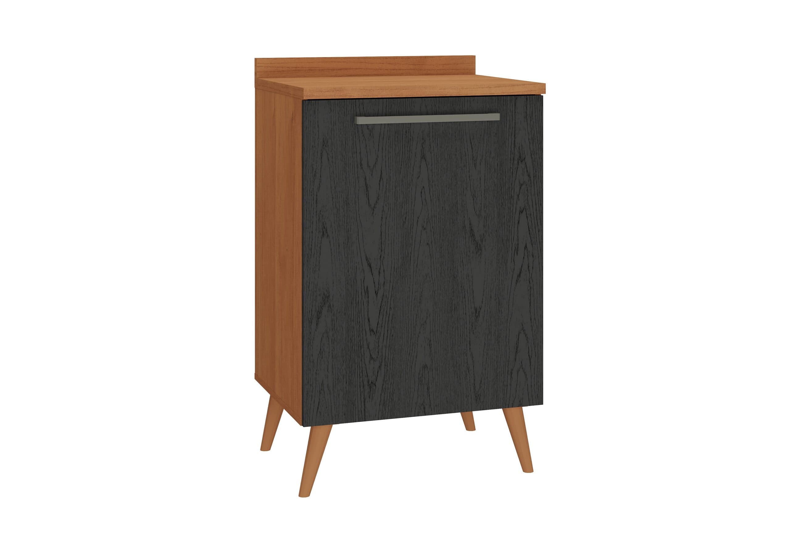 Bajo mesada 1 puerta negro