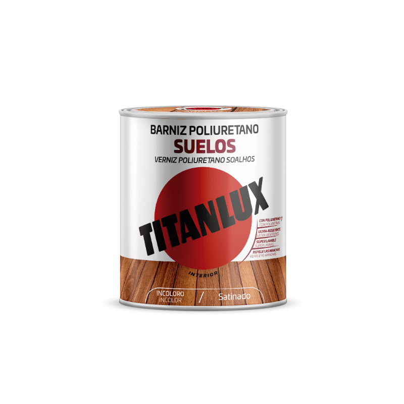 Barniz suelo poliuretano satinado 750ml.