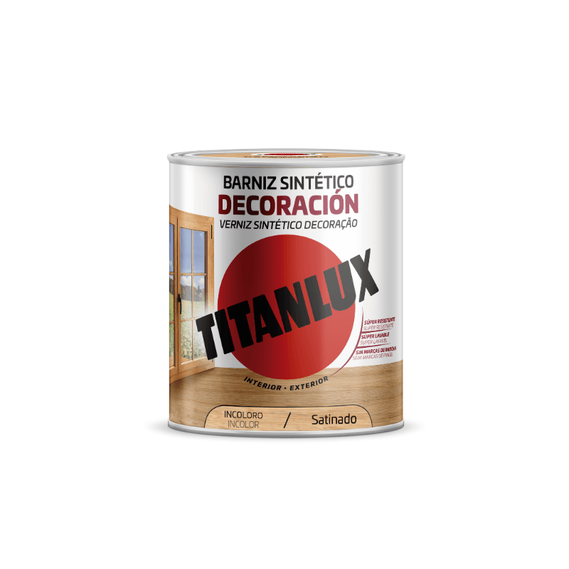 Barniz decorativo Titanlux Sat. 4 litros