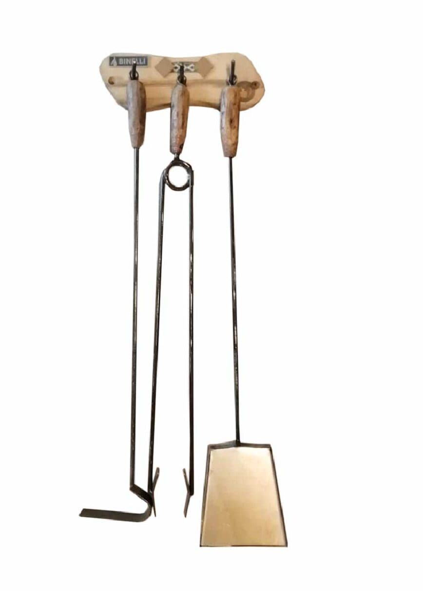 Juego parrillero artesanal 4 piezas