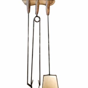 Juego parrillero artesanal 4 piezas